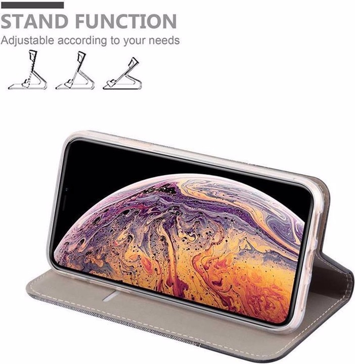 Produktbild Cadorabo Book Jeans Optik Cover (Apple iPhone XS Max)