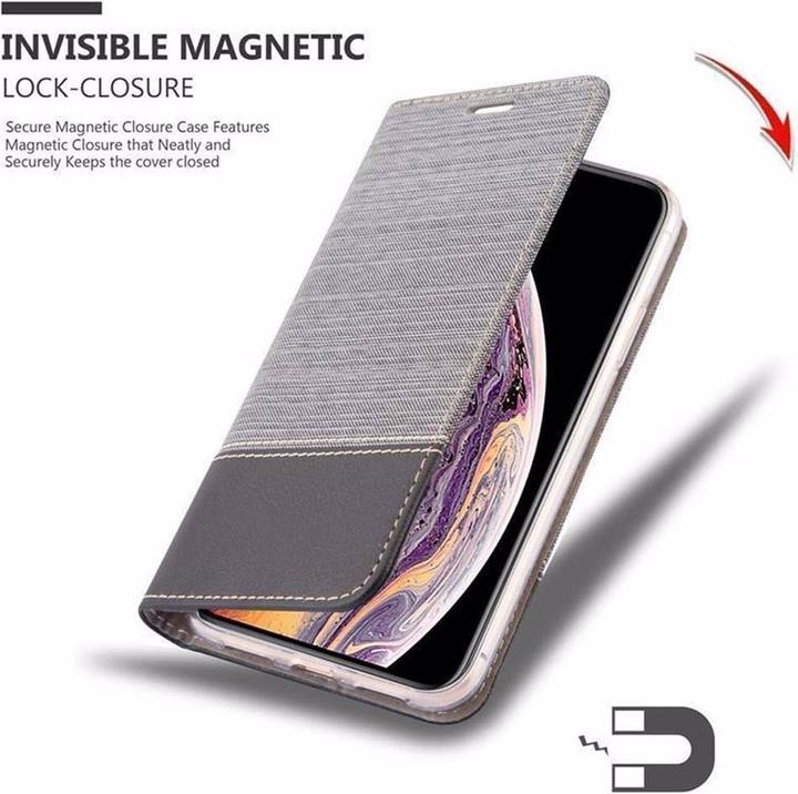 Actual product image Cadorabo Book Jeans Optics Cover (Apple iPhone XS Max)
