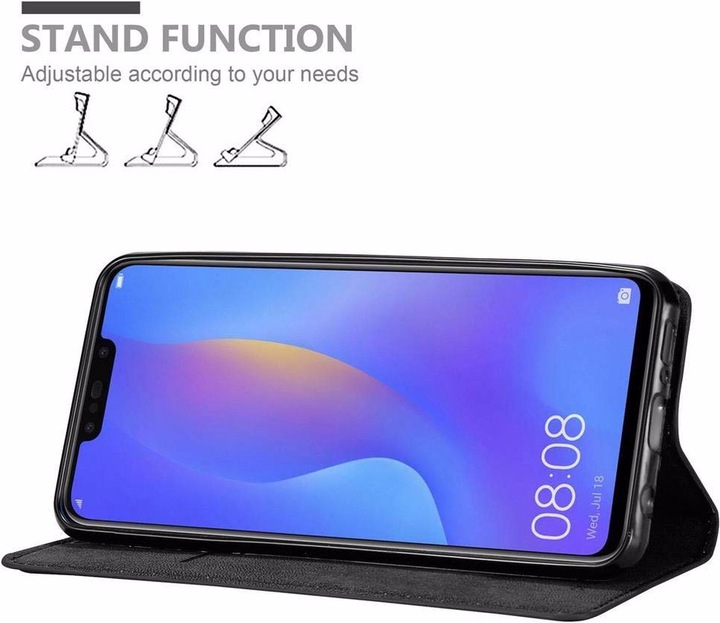 Actual product image Cadorabo Book Invisible Magnet Cover (Samsung Galaxy J4+)