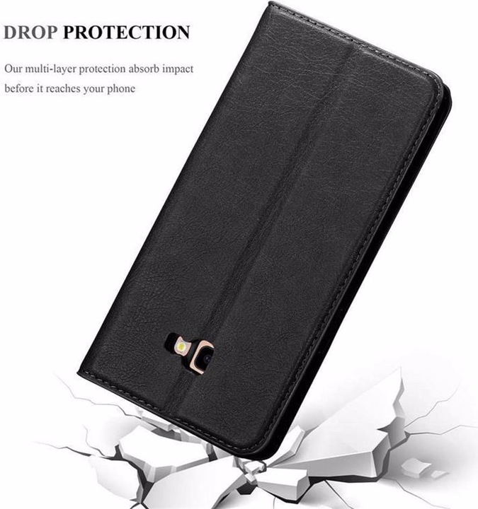 Actual product image Cadorabo Book Invisible Magnet Cover (Samsung Galaxy J4+)
