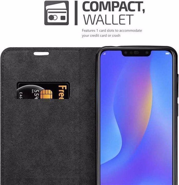 Actual product image Cadorabo Book Invisible Magnet Cover (Samsung Galaxy J4+)