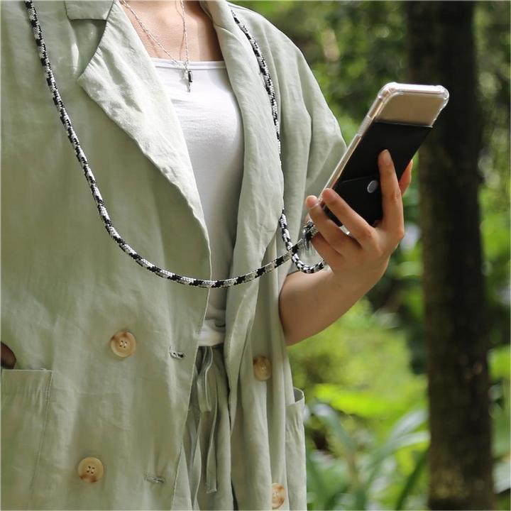 Produktbild Cadorabo TPU Handy Kette SILBER Cover