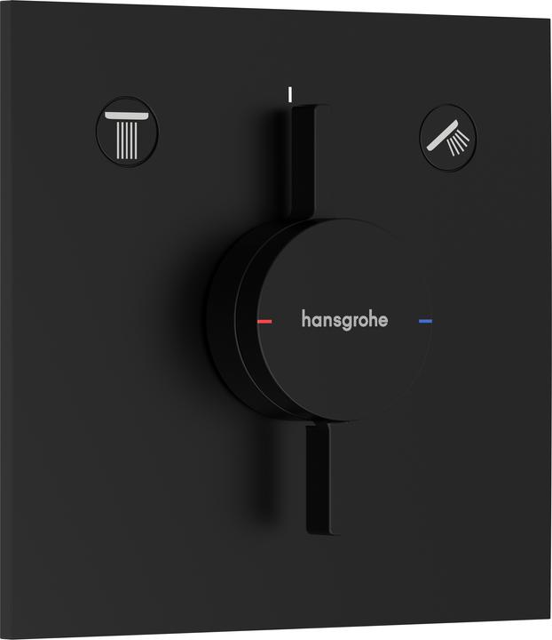 Produktbild hansgrohe HG Mischer DuoTurn E Unterputz, 2 Verbraucher mattschwarz