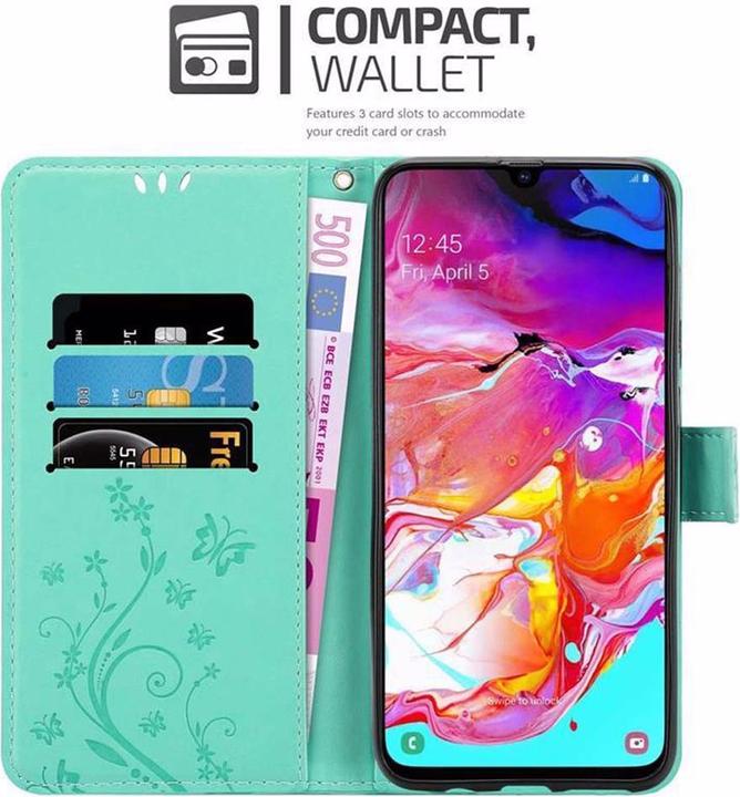 Produktbild Cadorabo Flower Book Cover (Samsung Galaxy A70)