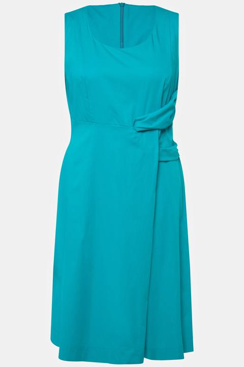 Image du produit Ulla Popken Robe sans manches à col V et drapé (54)