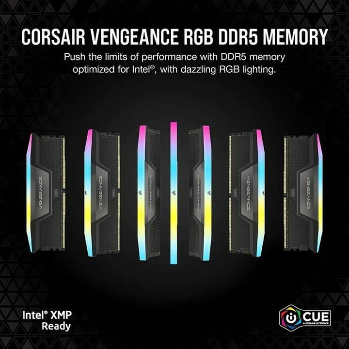 Productafbeelding Corsair Vengeance (2 x 16GB, 6400 MHz, DDR5 RAM, DIMM 288 pin)