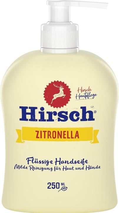 Produktbild Hirsch Zitronella Flüssigseife Disp 250 ml (Flüssigseife, 250 ml)