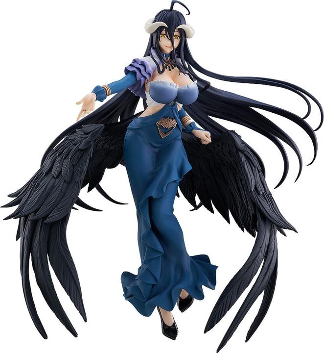Actual product image Good Smile Company Overlord Pop Up Parade SP PVC Statue Albedo: Jet Black Dress Ver. 25 cm