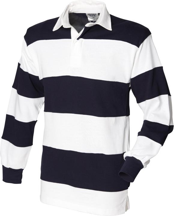 Immagine prodotto Front Row Polo da rugby a maniche lunghe a righe (M)
