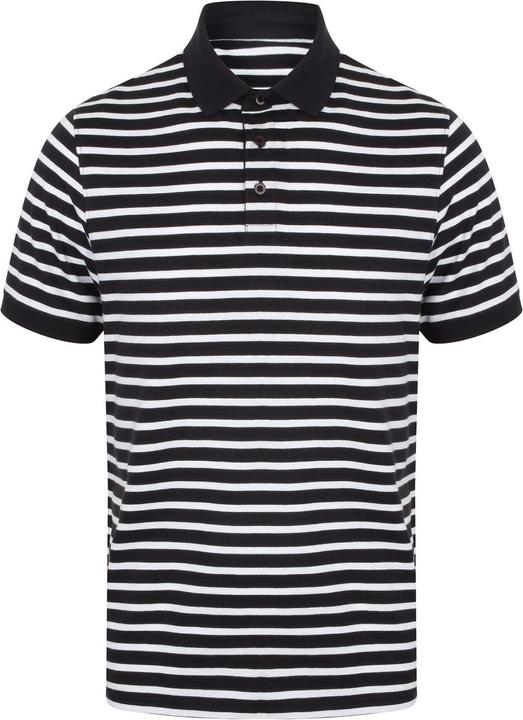 Produktbild Front Row Streifen Jersey Polo Shirt (XL)