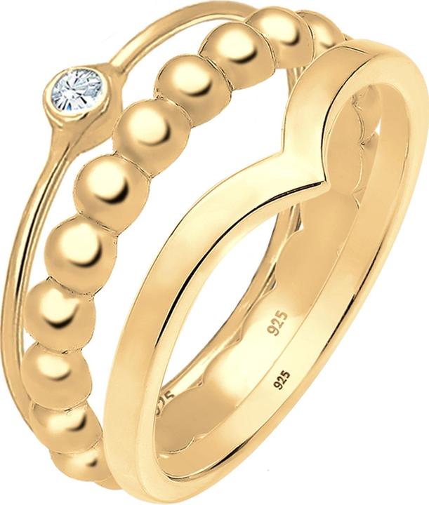 Immagine prodotto Elli Set di anelli, anello solitario (56, 925 Argento)