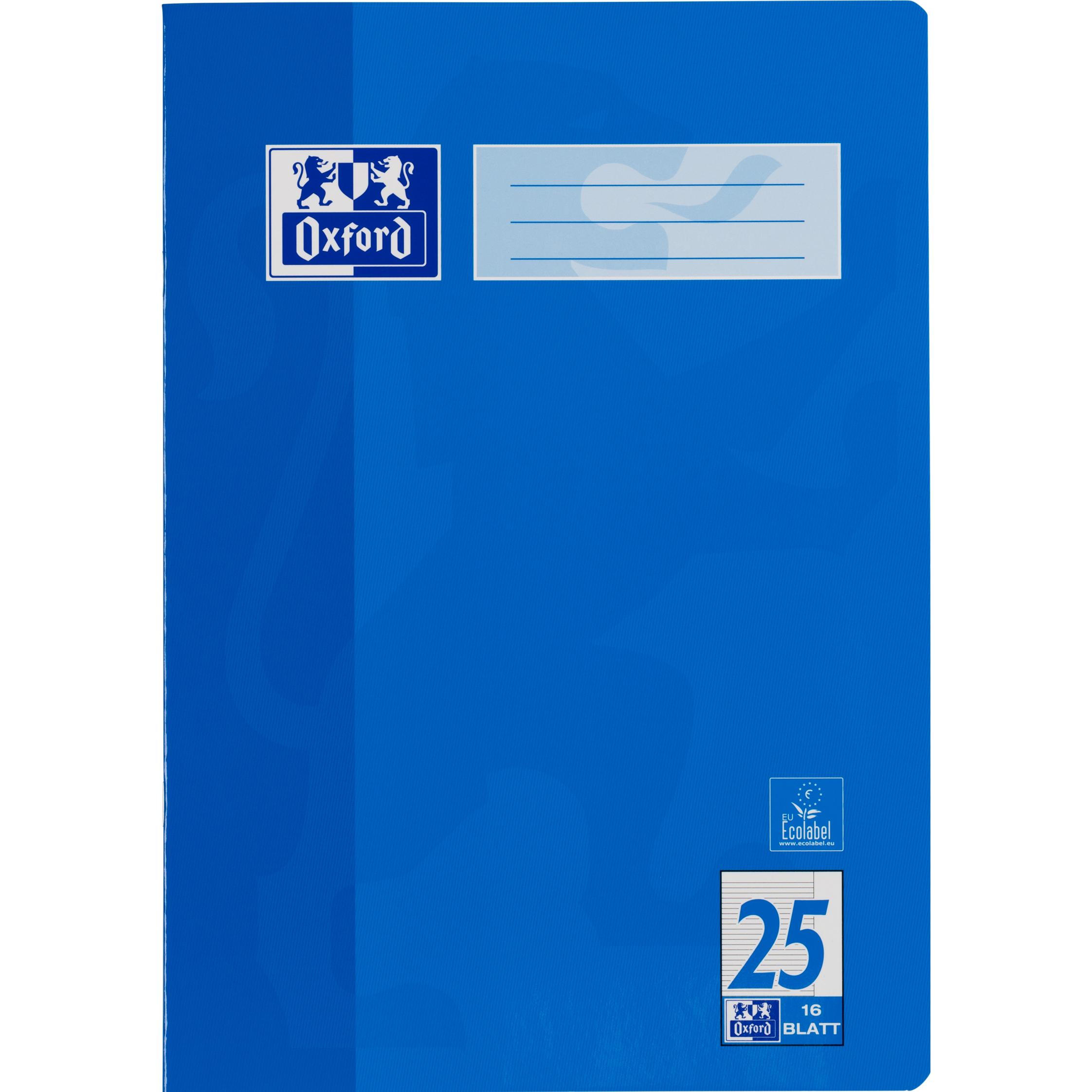 Oxford, Heft + Block, Schulheft, A4, Lineatur 25 (A4, Liniert)