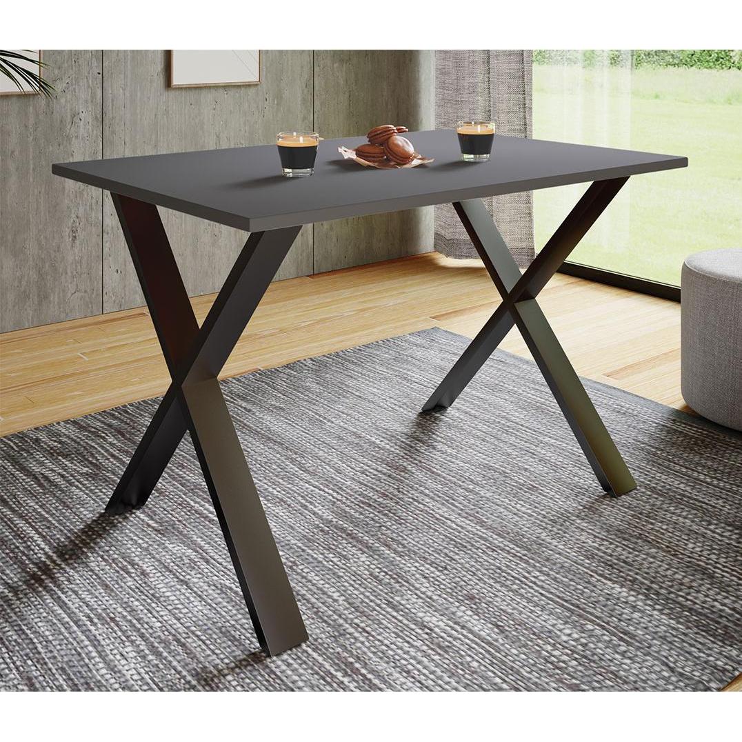 Thumbnail - Ebuy24, Esstisch, Esstisch XonaX schwarz (110 x 80 x 76 cm)