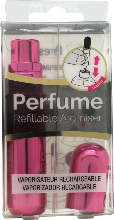 Pressit Pinke nachfüllbare Parfüm-Sprühflasche (Eau de Parfum, 4 ml)