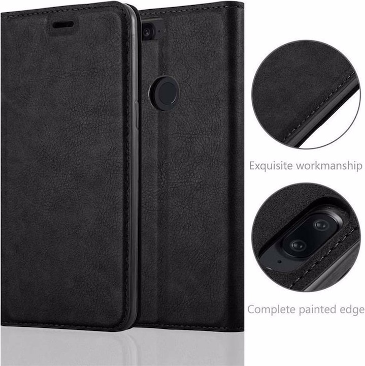 Actual product image Cadorabo Book Invisible Magnet Cover (OnePlus 5T)