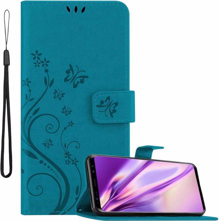 Actual product image Cadorabo Flower Book Cover (Samsung Galaxy S9+)
