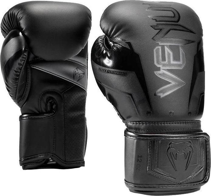 Produktbild Venum Elite Evo Boxing Gloves - Black/Black - 12 Oz (12 OZ, One Size)