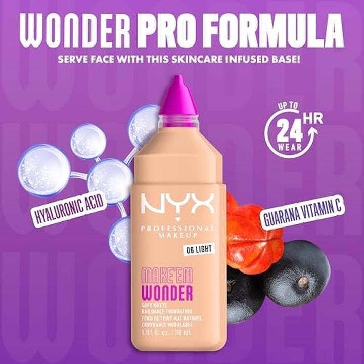 Image du produit NYX Professional Make-Up Nyx Wonder (#F5C9AE, Light)