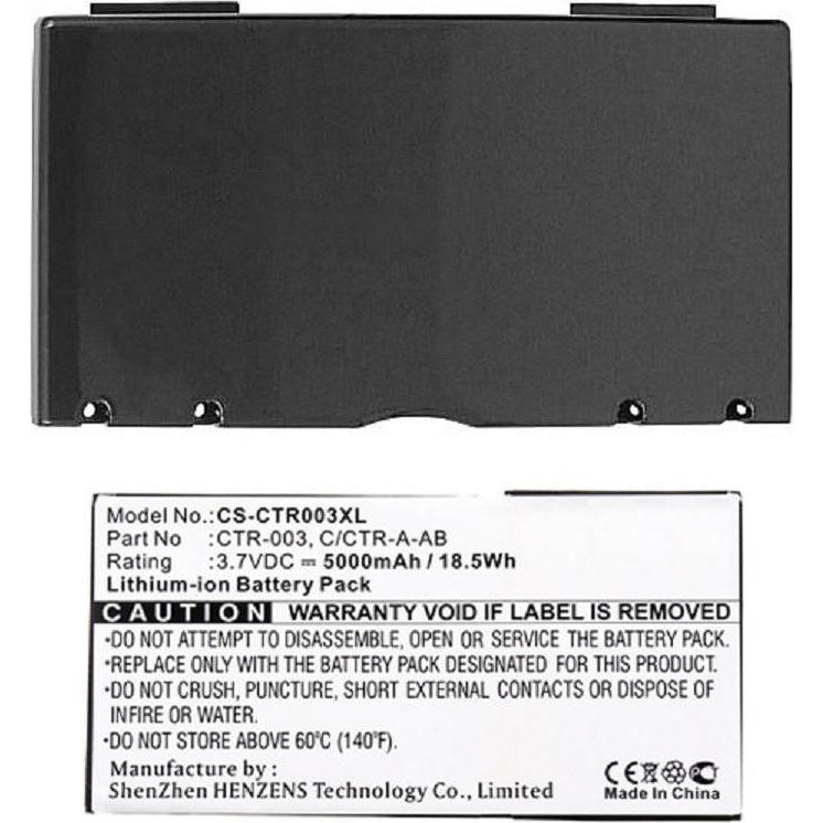 CoreParts Battery for Game Console (1 Stk., Gerätespezifisch, 5000 mAh, Ladegerät ohne Akku), Akku Ladegerät