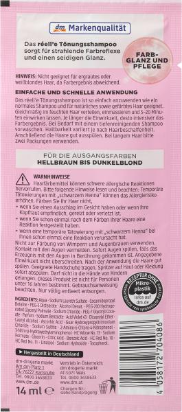 Produktbild Réell‘e Tönungsshampoo Schokobraun 6.7 (Schokobraun 6.7)