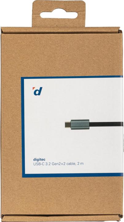 Image du produit Digitec USB-C - USB-C (2 m, USB 3.2 Gen 2x2)