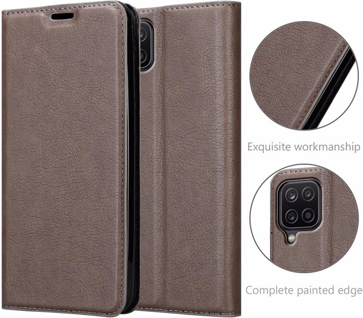 Produktbild Cadorabo Book Invisible Magnet Cover (Samsung Galaxy A12, Samsung Galaxy M12)