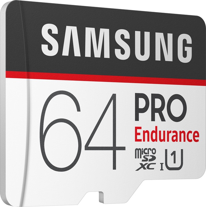 Actual product image Samsung Pro Endurance microSD UHS-I (64 GB, microSDXC, U3, UHS-I)
