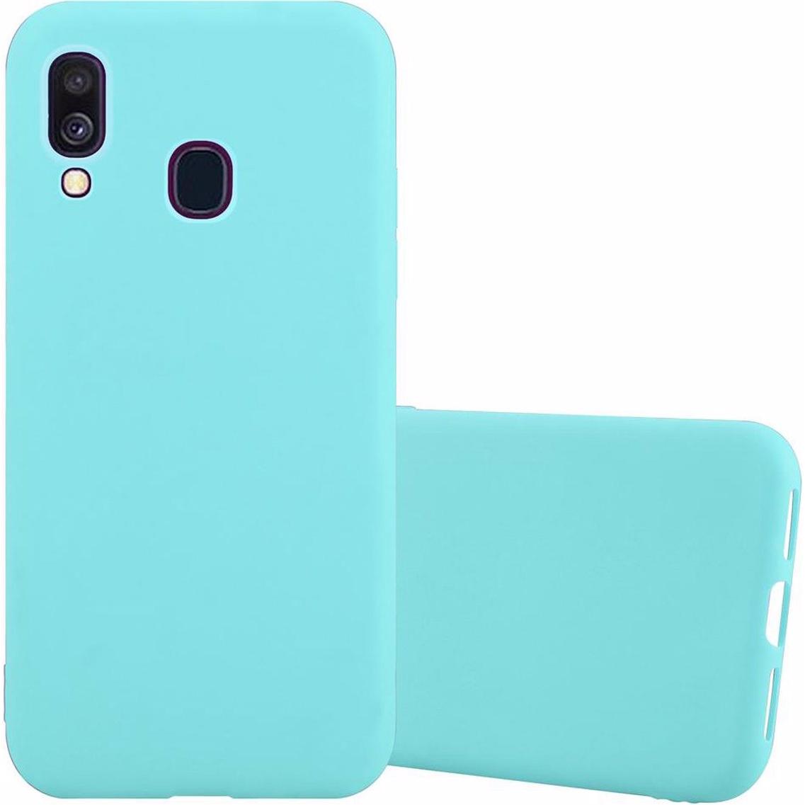 Cadorabo TPU Candy Cover (Samsung Galaxy A40), Smartphone Hülle, Blau