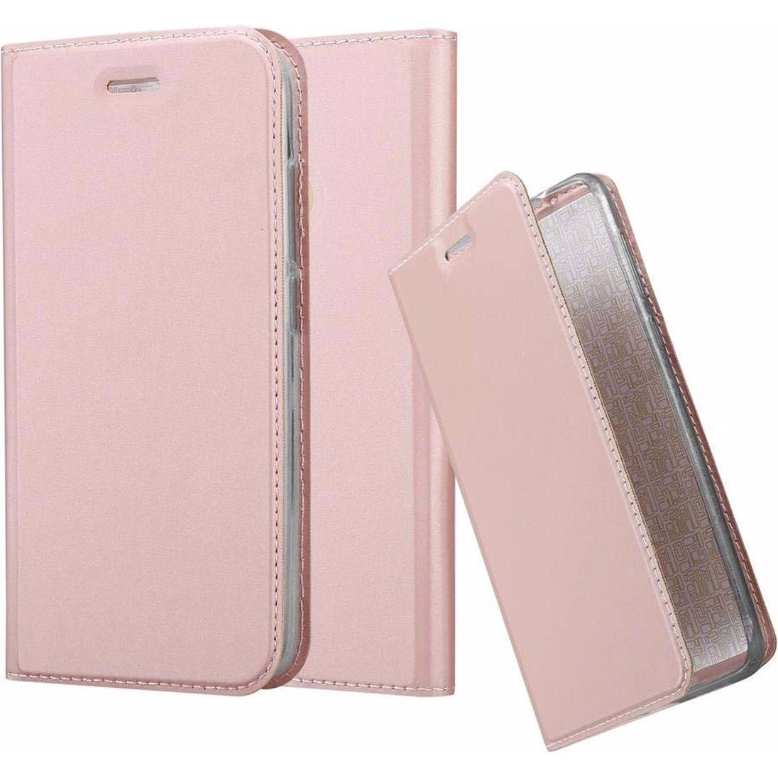 Cadorabo Book Classy Style Cover (Xiaomi Mi A1, Xiaomi Mi 5X), Smartphone Hülle, Rosa