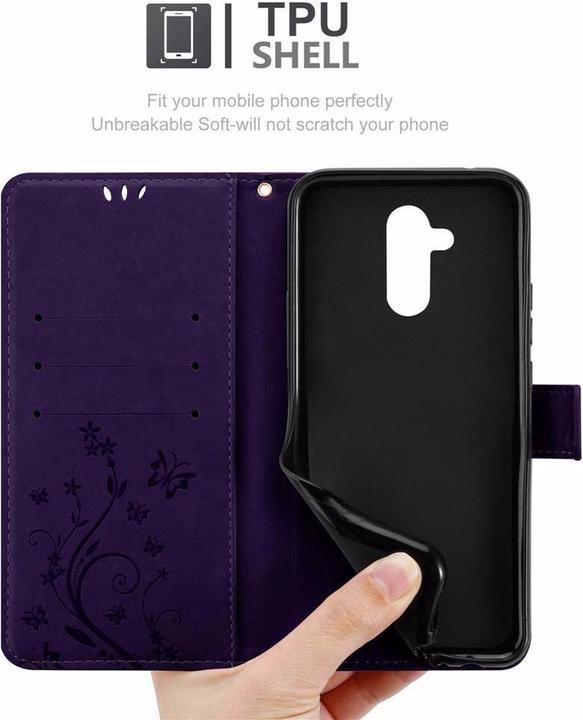 Actual product image Cadorabo Flower Book Cover (Mate 20 Lite)
