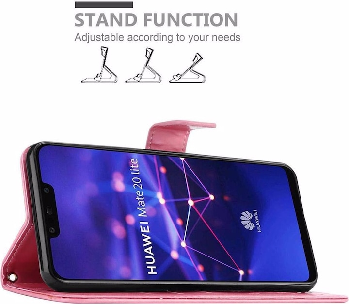 Produktbild Cadorabo Flower Book Cover (Huawei Mate 20 Lite)