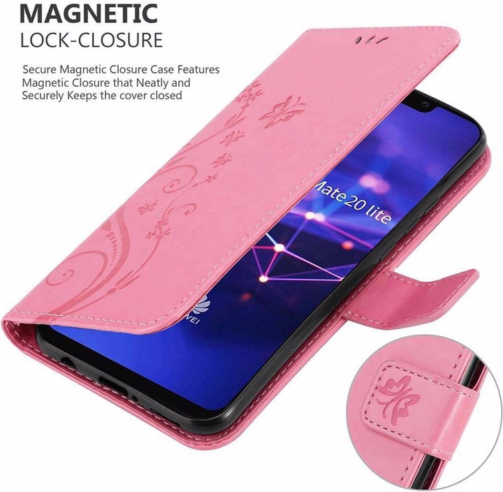 Produktbild Cadorabo Flower Book Cover (Huawei Mate 20 Lite)