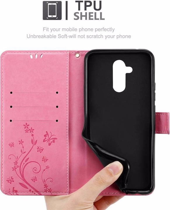 Produktbild Cadorabo Flower Book Cover (Huawei Mate 20 Lite)
