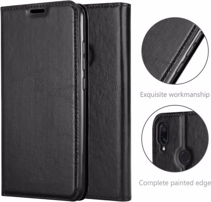 Actual product image Cadorabo Book Invisible Magnet Cover (Xiaomi Redmi Note 7)
