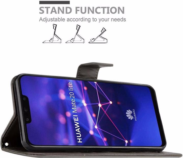 Produktbild Cadorabo Flower Book Cover (Huawei Mate 20 Lite)