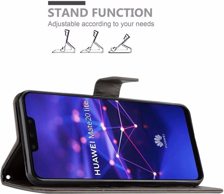 Produktbild Cadorabo Flower Book Cover (Huawei Mate 20 Lite)