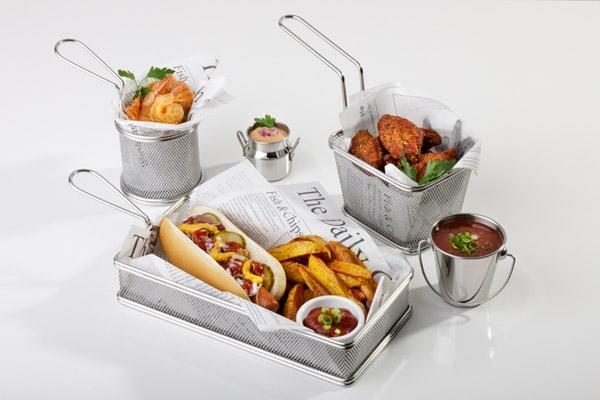 Actual product image APS SNACKHOLDER" serving/frying basket
