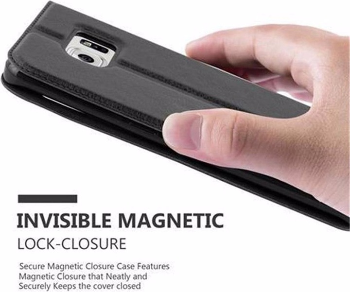 Produktbild Cadorabo Book mit View Doppelfenster Cover (Samsung Galaxy S6 Edge)