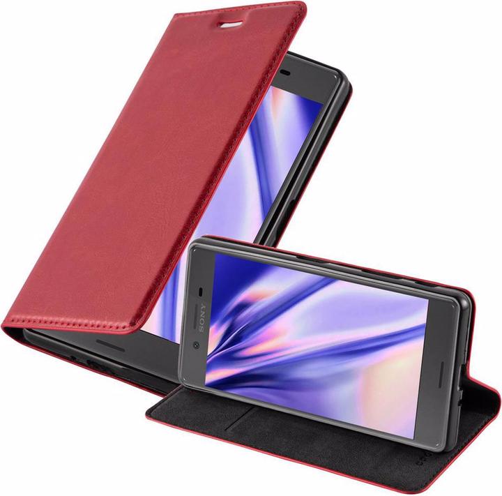 Actual product image Cadorabo Book Invisible Magnet Cover (Sony Xperia X)