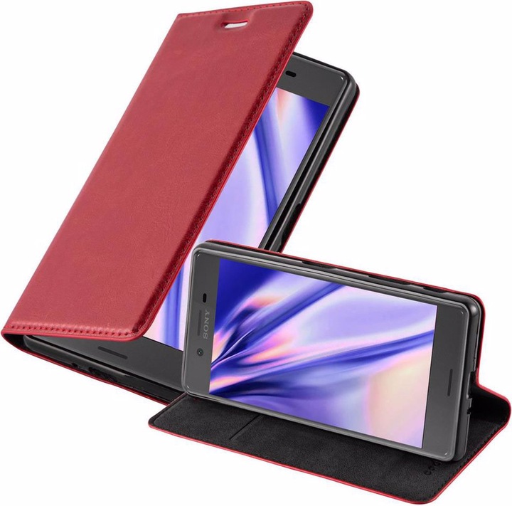 Actual product image Cadorabo Book Invisible Magnet Cover (Sony Xperia X)