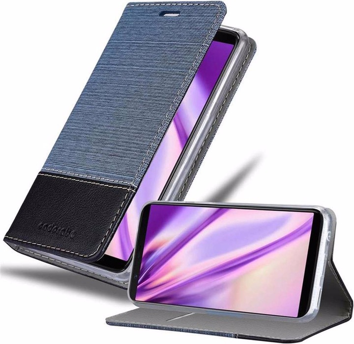 Actual product image Cadorabo Book Jeans Optics Cover (OnePlus 5T)
