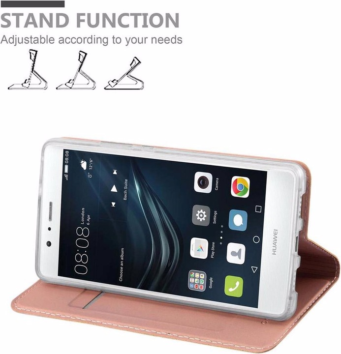 Actual product image Cadorabo Book Classy Style Cover (Huawei P9 Lite)
