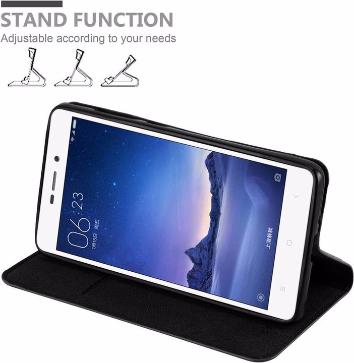 Actual product image Cadorabo Book Invisible Magnet Cover (Xiaomi Redmi 3s)