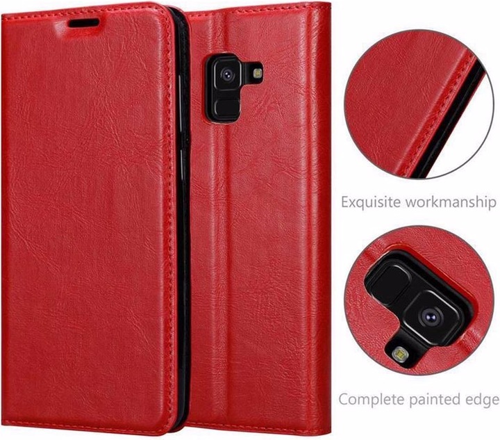 Actual product image Cadorabo Book Invisible Magnet Cover (Samsung Galaxy A6)