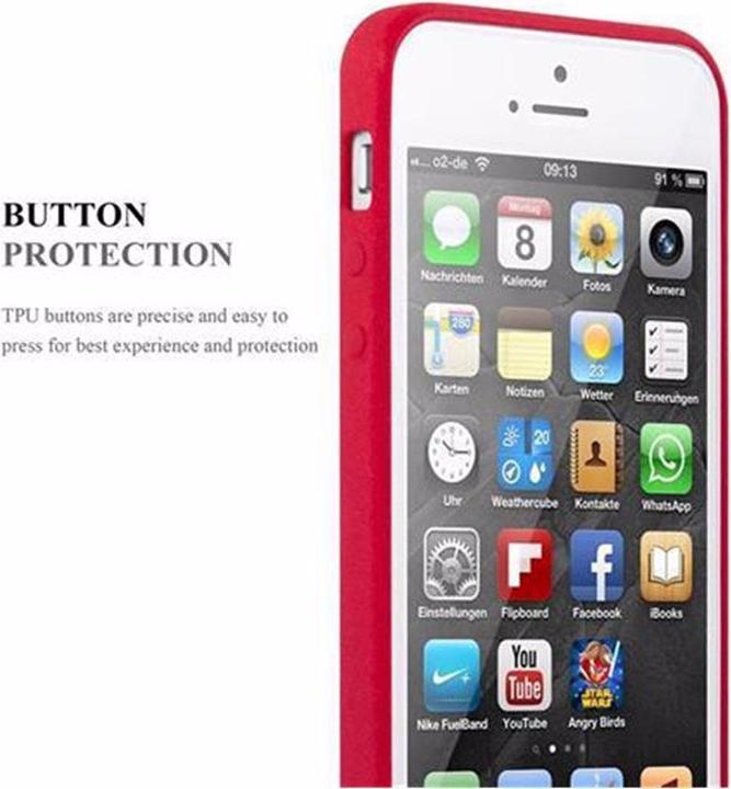 Actual product image Cadorabo TPU Frosted Cover (Apple iPhone 5)