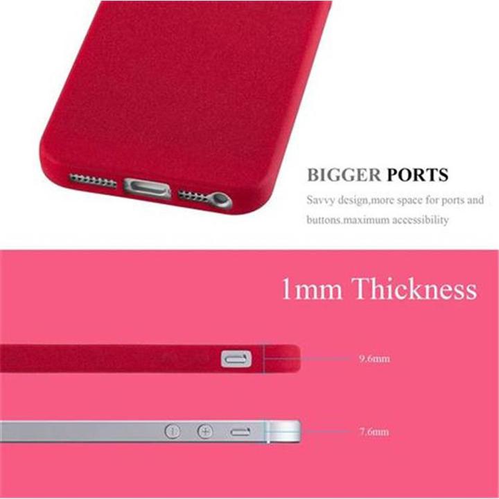 Actual product image Cadorabo TPU Frosted Cover (Apple iPhone 5)