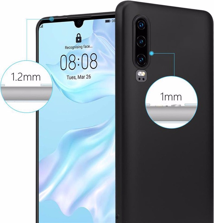 Produktbild Cadorabo TPU Matt Metallic Cover (Huawei P30)