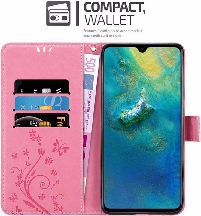 Produktbild Cadorabo Flower Book Cover (Huawei Mate 20)