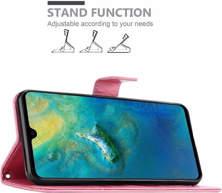 Produktbild Cadorabo Flower Book Cover (Huawei Mate 20)