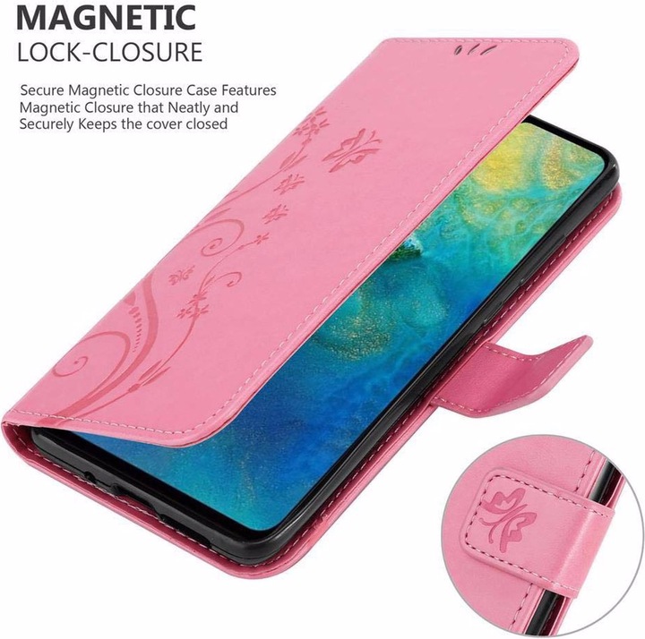 Produktbild Cadorabo Flower Book Cover (Huawei Mate 20)